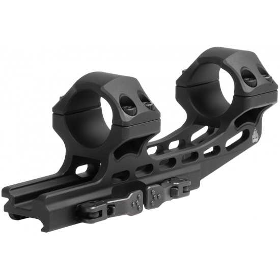 UTG ACCU-SYNC 1" High Profile 37mm Offset Picatinny Rings, Schwarz, One