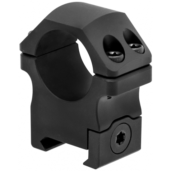 thumbnail image 2 of UTG Medium Profile Picatinny/Weaver Scope Rings – Aluminum See-Through – Pair (RGWM-25M4) 2 of 3